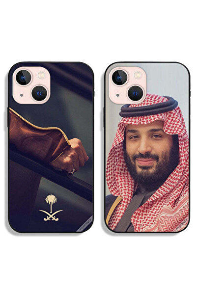 Covernex جرابان لهاتف Apple iPhone 13 mini، غطاءان واقيان، محمد بن سلمان ويد ...