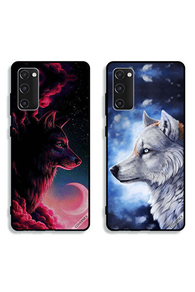 Covernex حافظتان لهاتف سامسونج جالاكسي S20 FE بغطاءين واقيين من تصميم وولف آرت