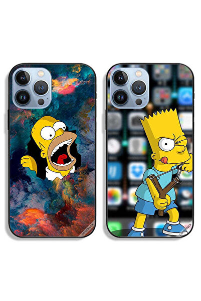 Covernex حافظتان لهاتف Apple iPhone 13 Pro، أغطية حماية سيمبسون وكارتون الغاضب