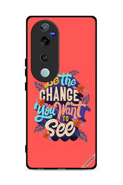 Covernex غطاء حماية لهاتف Vivo V40 Pro 5G كن التغيير الذي تريد رؤيته