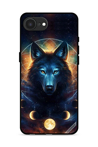 Covernex Apple iPhone 16e Protective Case Cover Wolf In Space