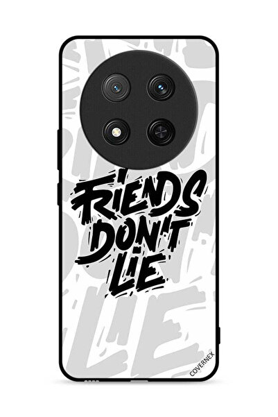 Covernex غطاء حماية لهاتف Honor X9c 5G بطبعة "أصدقاء الخط لا يكذبون"