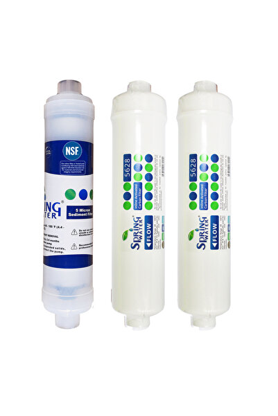 Spring Water 5628 Karbon Filtreli 3 lü Set
