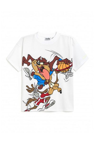 Diadora Tricou junior SS WB - Alb optic