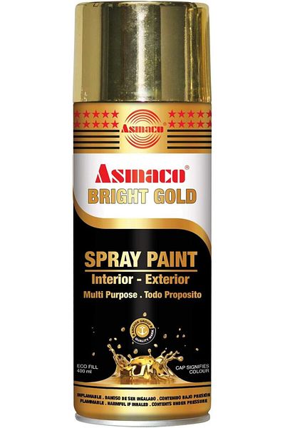 Asmaco Spray Paint Bright Gold