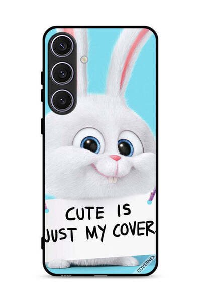 Covernex غطاء حماية لهاتف Samsung Galaxy S25، أرنب لطيف هو مجرد غطاء خاص بي