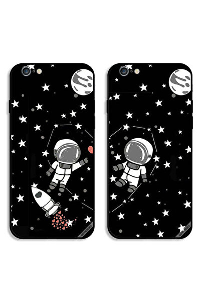 Covernex حافظتان واقيتان لهاتف Apple iPhone 6/6s، غطاء خلفي بتصميم رائد فضاء ...