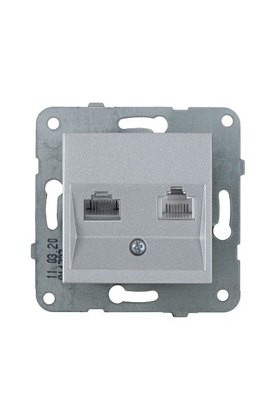 PANASONIC Mechanism CAT6+ Telephone, Karre Plus, Panasonic, Silver