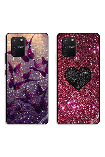 Covernex حافظتان لهاتف سامسونج جالاكسي S10 لايت بأغطية واقية برسومات فراشات ل...