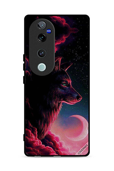 Covernex غطاء حماية لهاتف Vivo V40 Pro 5G برسومات الذئب