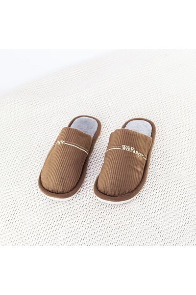 FASHION Men's slippers A32 Brown