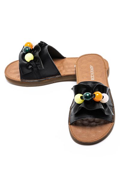 advancer Women's Slippers 6209 Black |
