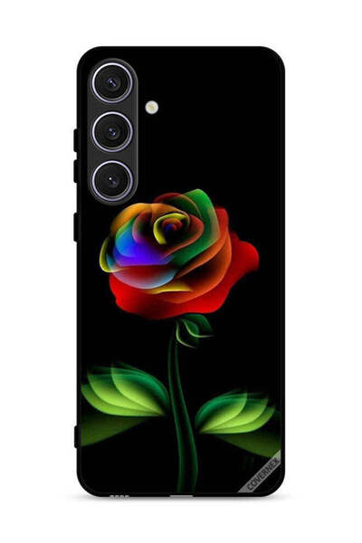 Covernex Samsung Galaxy S25 Plus Protective Case Cover Rainbow Color Rose