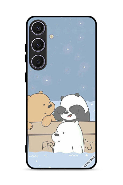 Covernex غطاء حماية لهاتف Samsung Galaxy S25 Plus بتصميم Bear Friends