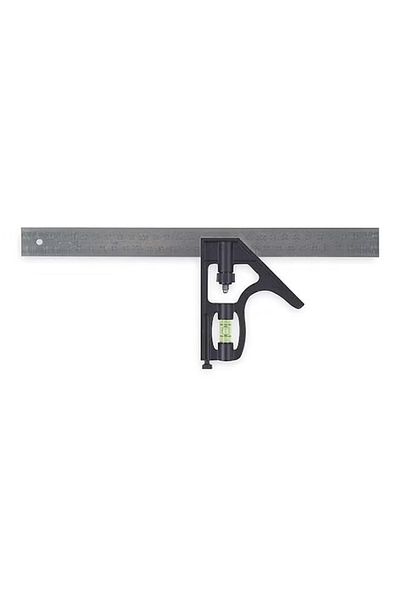 Stanley Combination Square Measurement Silver/Black 12inch
