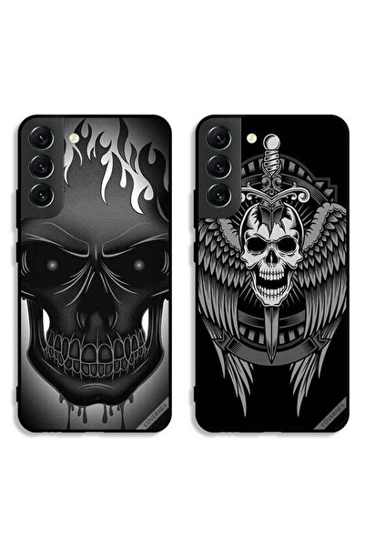 Covernex حافظتان لهاتف Samsung Galaxy S22 Plus 5G، أغطية واقية بتصميم جمجمة و...
