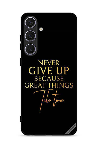 Covernex غطاء حماية لهاتف Samsung Galaxy S25 Plus لا تستسلم أبدًا لأن الأشياء...
