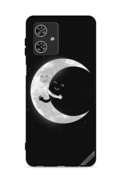 Covernex غطاء حماية لهاتف موتورولا موتو جي 54 5G بتصميم عناق القمر والسماء ال...