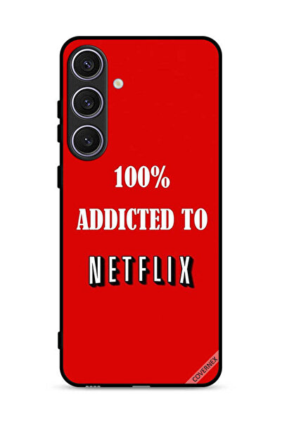 Covernex غطاء حماية لهاتف Samsung Galaxy S25 Plus، مدمن على Netflix بنسبة 100%