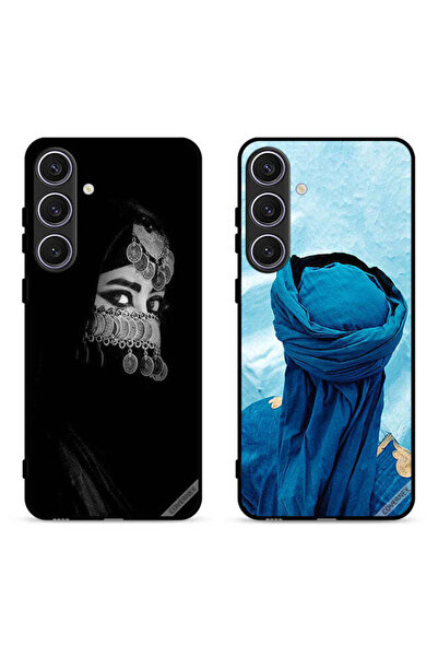 Covernex حافظتان لهاتف سامسونج جالاكسي S24 FE 5G بغطاءين واقيين بتصميم عربي و...