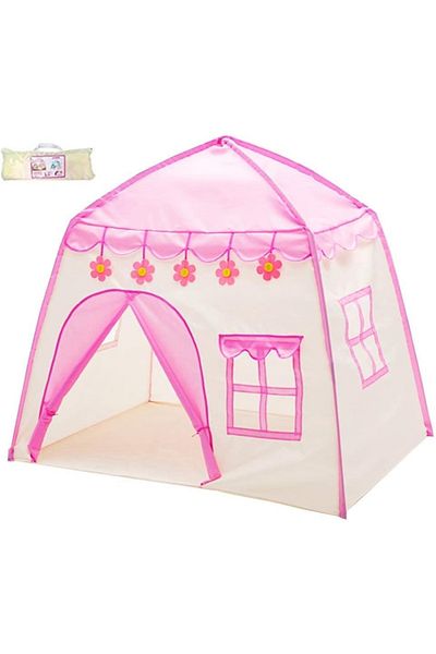 rexa Kids' Star-Decorated Play Tent | Hexagon House Playhouse