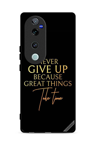 Covernex غطاء حماية لهاتف Vivo S19 Pro 5G لا تستسلم أبدًا لأن الأشياء العظيمة...