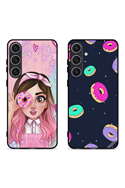 Covernex حافظتان لهاتف سامسونج جالاكسي S24 5G، أغطية حماية بتصميم دوناتس وفتا...