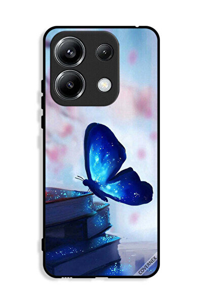 Covernex غطاء حماية لهاتف Xiaomi Poco M6 Pro 4G بتصميم فراشة جالسة على كتاب