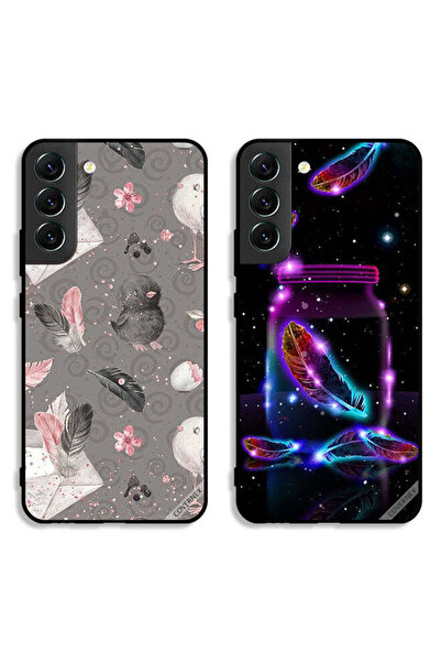 Covernex حافظتان لهاتف سامسونج جالاكسي S22 بلس 5G، أغطية حماية من ريش الدجاج ...