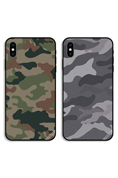 Covernex حافظتان واقيتان لهاتف Apple iPhone XS بنمط مموه