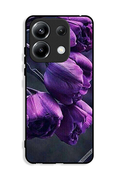 Covernex غطاء حماية لهاتف شاومي بوكو M6 برو 4G - زهور داكنة