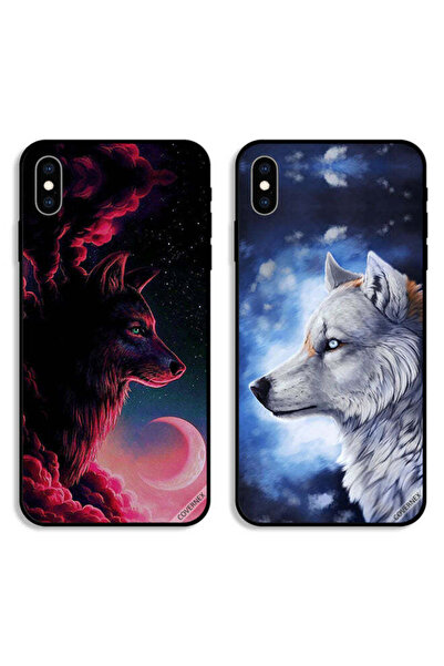 Covernex حافظتان واقيتان لهاتف Apple iPhone XS من Wolf Art