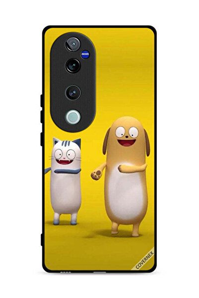 Covernex غطاء حماية Vivo S19 Pro 5G قصة قطة وكلب