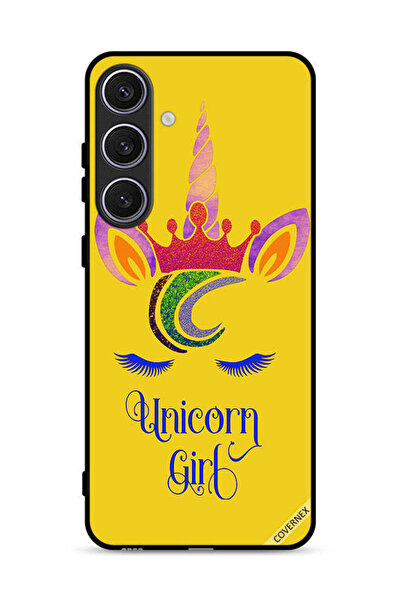 Covernex غطاء حماية لهاتف سامسونج جالاكسي S25 بلس بتصميم فتاة وحيد القرن