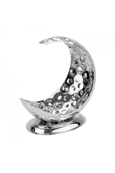 Raki North fruit bowl 35x17xh37cm, stainless steel, silver
