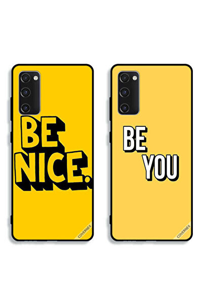 Covernex حافظتان لهاتف سامسونج جالكسي S20 FE، أغطية حماية كن لطيفًا وكن أنت