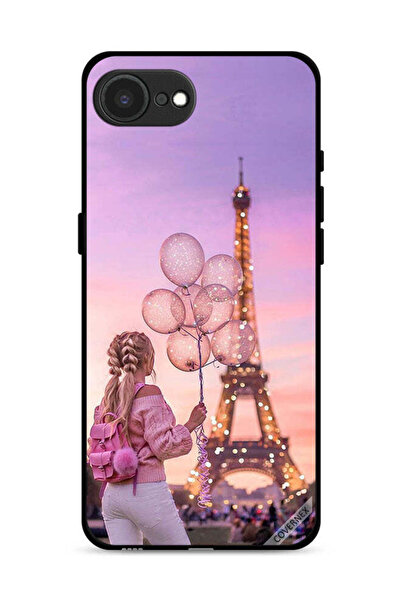 Covernex غطاء حماية لهاتف Apple iPhone 16e، فتاة تحمل بالونات