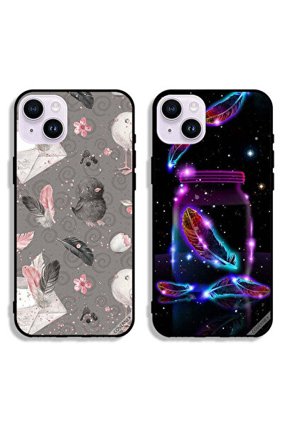 Covernex حافظتان لهاتف Apple iPhone 14، أغطية حماية ريش فراخ وريش في جرة