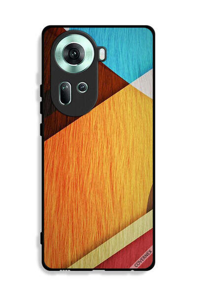 Covernex غطاء حماية لهاتف Oppo Reno11 5G بملمس خشبي