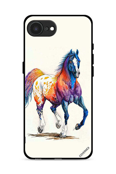 Covernex غطاء حماية لجهاز Apple iPhone 16e بتصميم رسمة حصان
