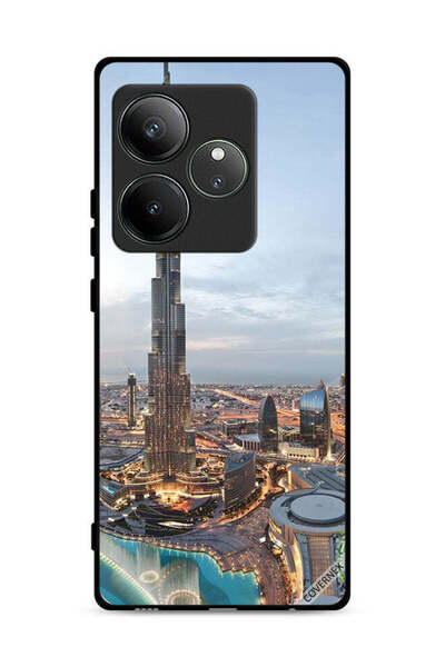 Covernex غطاء حماية لهاتف Realme GT 6 5G بإطلالة جميلة على وسط مدينة دبي