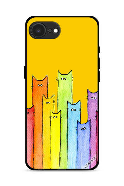 Covernex غطاء حماية لجهاز Apple iPhone 16e بتصميم دمية قطة