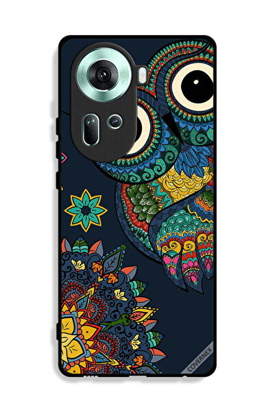Covernex غطاء حماية لهاتف Oppo Reno11 5G بتصميم بومة زهرية