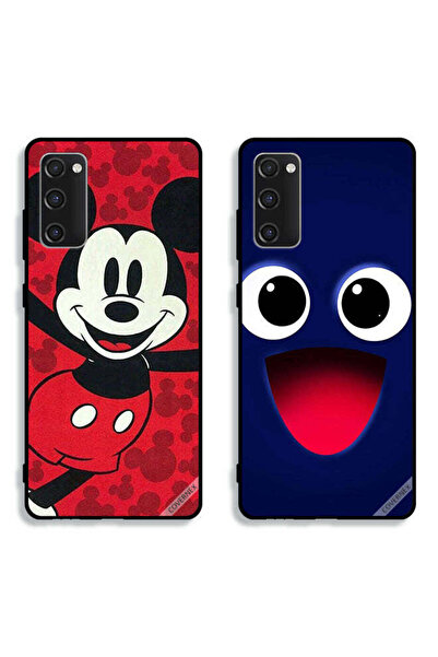 Covernex حافظتان لهاتف سامسونج جالكسي S20 FE بغطاءين واقيين برسومات ابتسامة س...