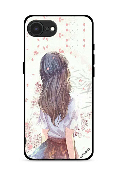 Covernex غطاء حماية لجهاز Apple iPhone 16e بطبعة فتاة لطيفة في تفكير عميق