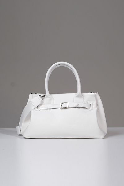 Çantacımstore Women's Kosta Leather Shopper Bag 1507 White