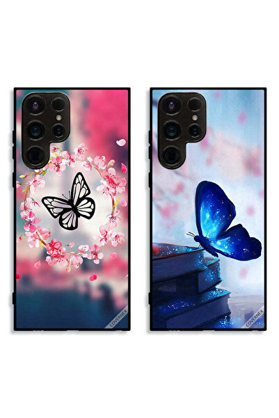 Covernex حافظتان لهاتف Samsung Galaxy S23 Ultra 5G، أغطية واقية بتصميم فراشة ...