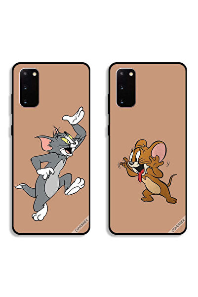 Covernex حافظتان لهاتف سامسونج جالاكسي S20، أغطية حماية خلفية بتصميم توم وجيري