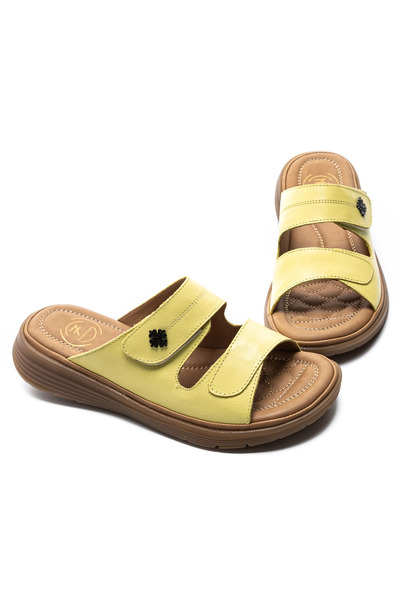 FORMAZIONE Women's Slippers with Low Sole 33173 Yellow |