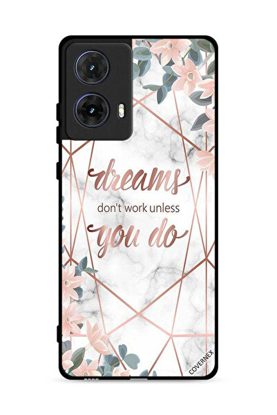 Covernex غطاء حماية لهاتف موتورولا موتو جي 85 5 جي الأحلام لا تتحقق إلا إذا ف...